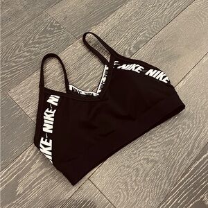 Nike Black and White Sports Bra